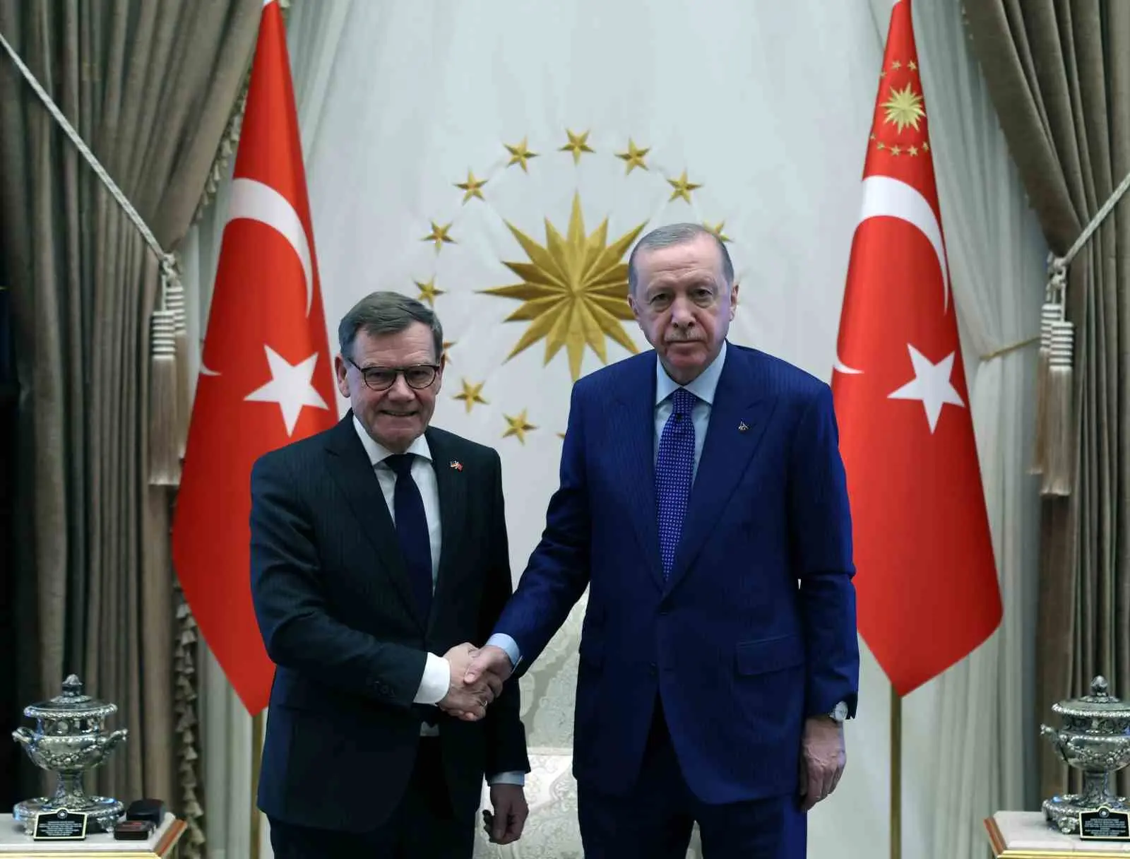 Cumhurbaşkanı Recep Tayyip Erdoğan, Almanya Dışişleri Bakanı Johann Wadephul’u kabul