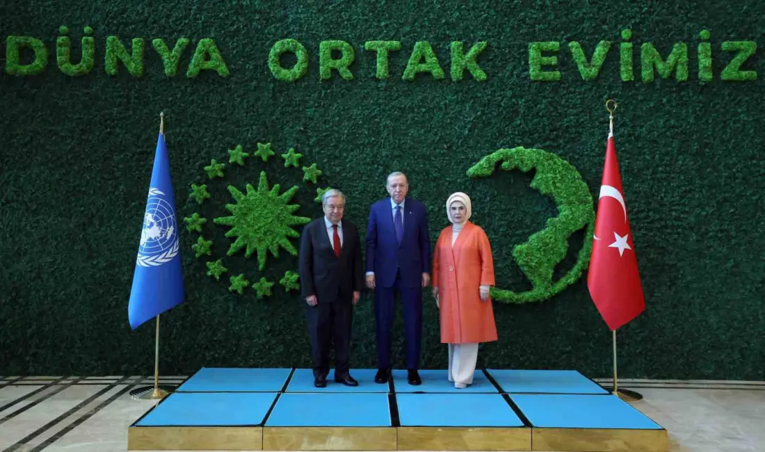 Cumhurbaşkanı Recep Tayyip Erdoğan, BM Genel Sekreteri Antonio Guterres’e Atatürk