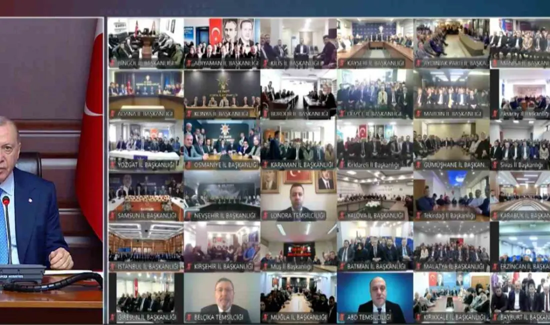 Cumhurbaşkanı Recep Tayyip Erdoğan, AK Parti teşkilatlarının Ramazan Bayramı’nı yayınladığı