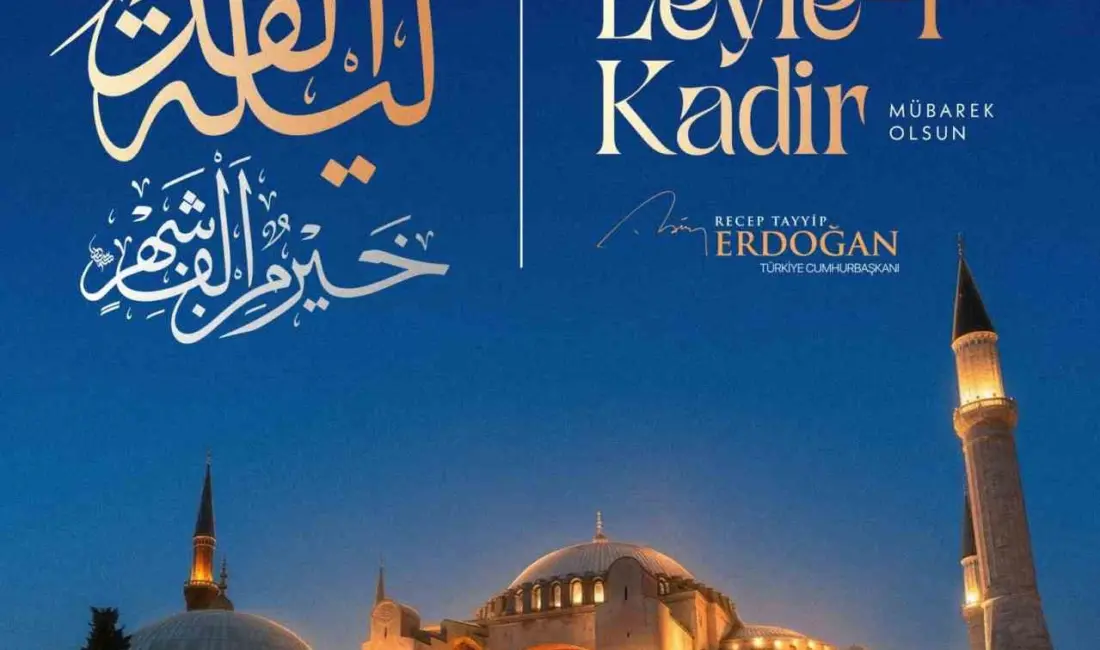 Cumhurbaşkanı Recep Tayyip Erdoğan, Kadir Gecesi’ni kutladı. Cumhurbaşkanı Recep Tayyip