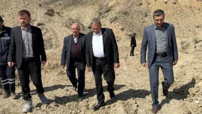 Malatya’nın Darende Belediye Başkanı Alican Bozkurt, tesviye çalışmaları devam eden