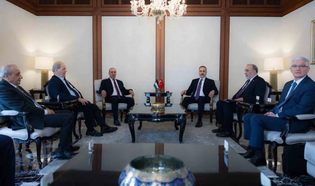 Dışişleri Bakanı Hakan Fidan, Filistin Devlet Başkan Yardımcısı Hüseyin Şeyh