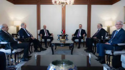 Dışişleri Bakanı Hakan Fidan, Filistin Devlet Başkan Yardımcısı Hüseyin Şeyh