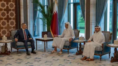 Dışişleri Bakanı Hakan Fidan, resmi ziyaret kapsamında geldiği Katar’da Katar