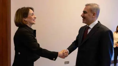 Dışişleri Bakanı Hakan Fidan, Bulgaristan Dışişleri Bakanı Nadezhda Neynski ile