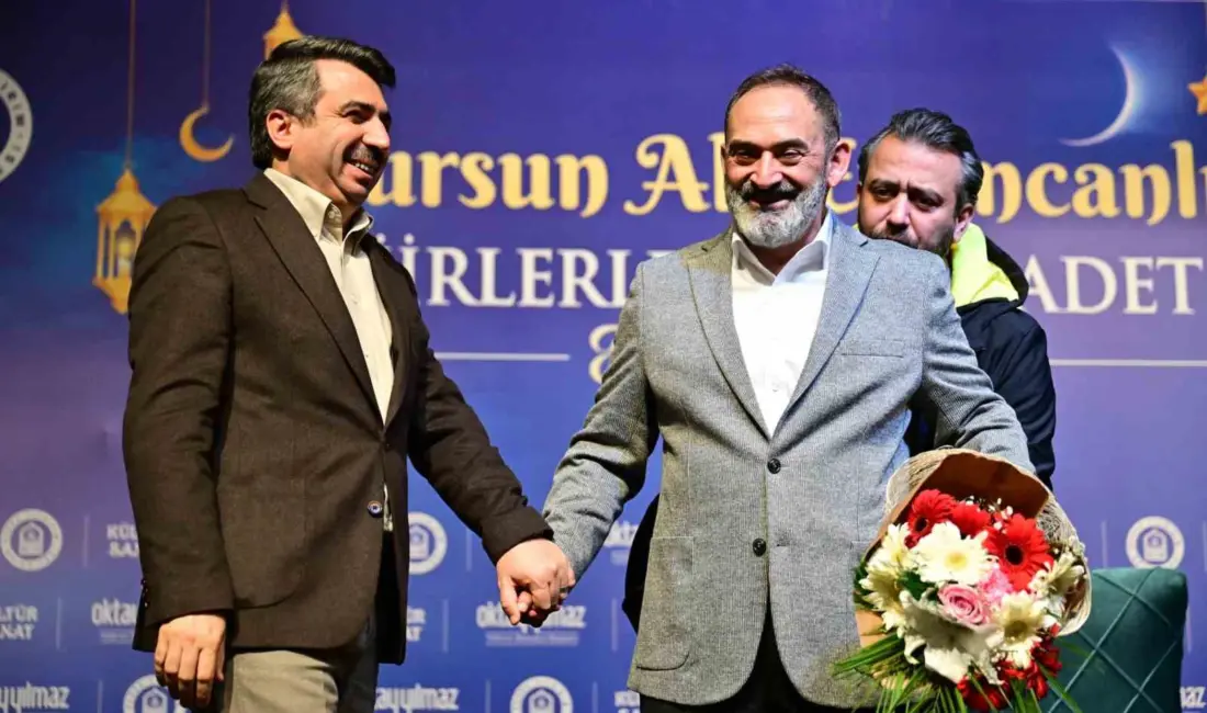 Yıldırım Belediyesi’nin Ramazan etkinliklerine konuk olan Şair Dursun Ali Erzincanlı