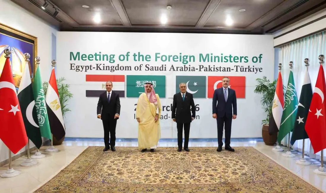 Dışişleri Bakanı Hakan Fidan, Pakistan’ın başkenti İslamabad’da düzenlenen ve Ortadoğu’daki