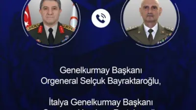 Genelkurmay Başkanı Orgeneral Selçuk Bayraktaroğlu, İtalya Genelkurmay Başkanı Orgeneral Luciano