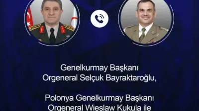 Genelkurmay Başkanı Orgeneral Selçuk Bayraktaroğlu, Polonya Genelkurmay Başkanı Orgeneral Wieslaw