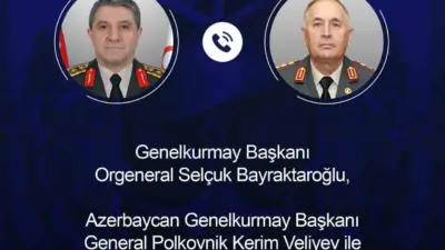 Genelkurmay Başkanı Orgeneral Selçuk Bayraktaroğlu, Azerbaycan Genelkurmay Başkanı General Polkovnik