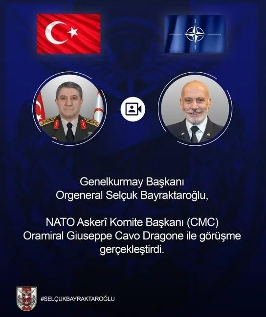 Genelkurmay Başkanı Orgeneral Selçuk Bayraktaroğlu, NATO Askeri Komite Başkanı (CMC)