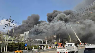 Güney Kore’nin Daejeon kentindeki otomotiv yedek parçaları üreten bir fabrikada