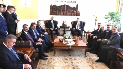 İçişleri Bakanı Mustafa Çiftçi ve Milli Eğitim Bakanı Yusuf Tekin,