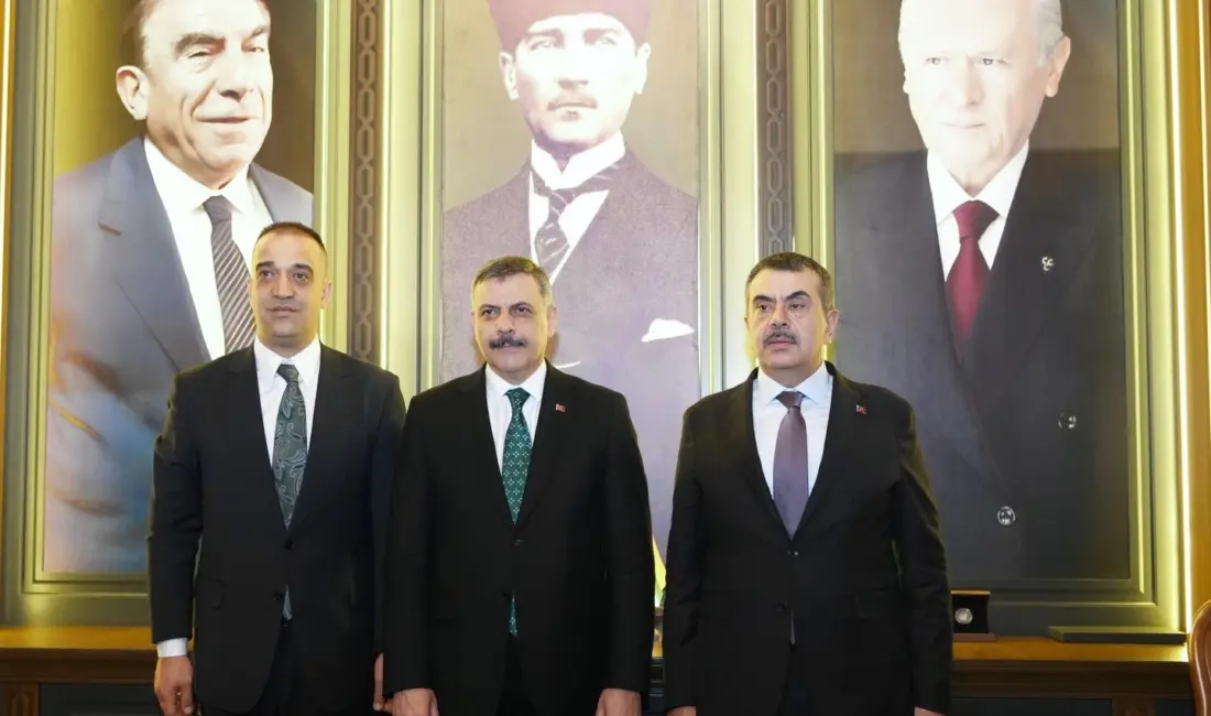 İçişleri Bakanı Mustafa Çiftçi ve Milli Eğitim Bakanı Yusuf Tekin,