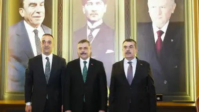İçişleri Bakanı Mustafa Çiftçi ve Milli Eğitim Bakanı Yusuf Tekin,