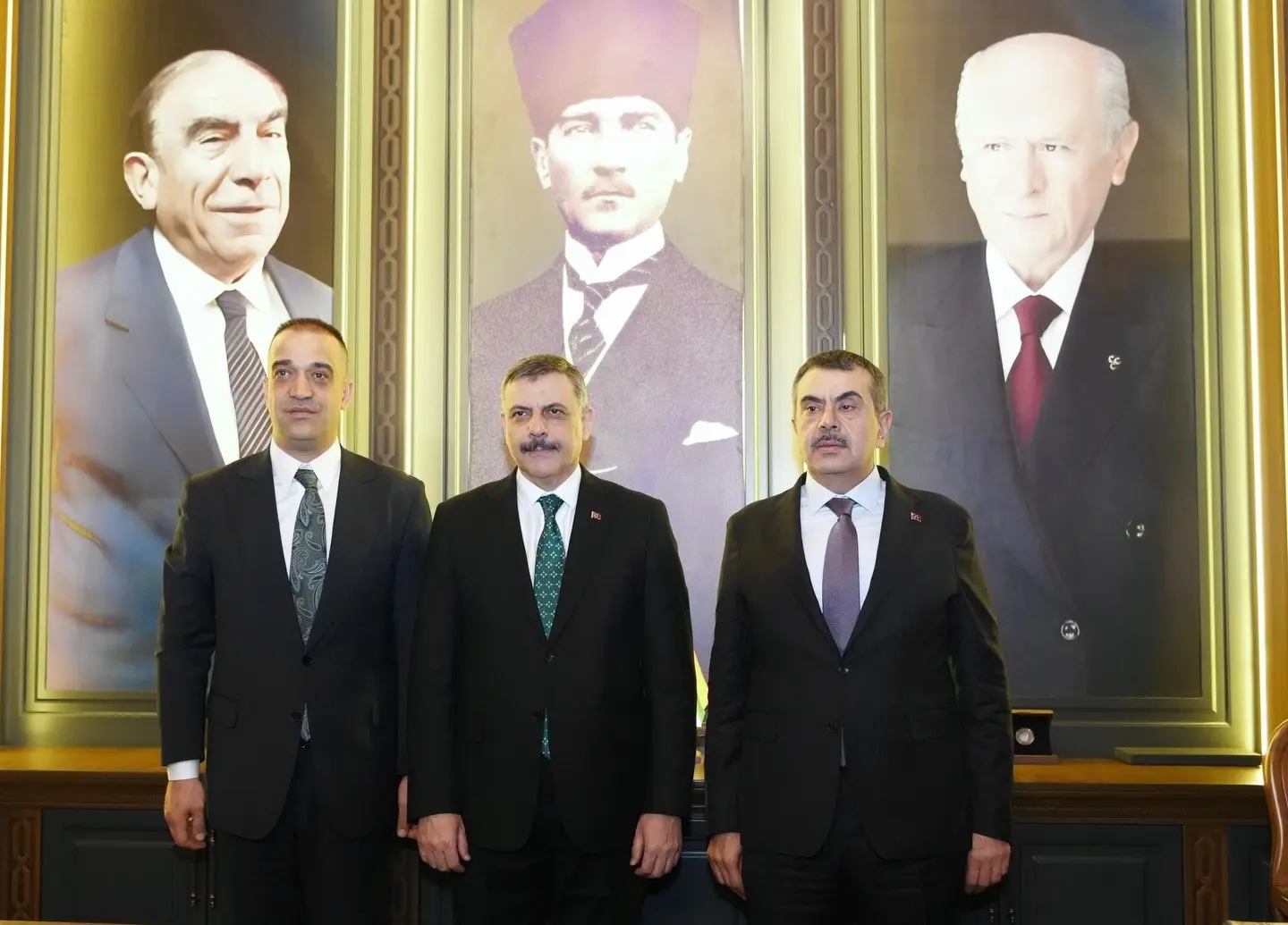 İçişleri Bakanı Mustafa Çiftçi ve Milli Eğitim Bakanı Yusuf Tekin,