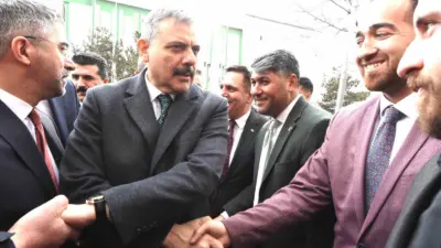 İçişleri Bakanı Mustafa Çiftçi, AK Parti Erzurum İl Başkanlığını ziyaret