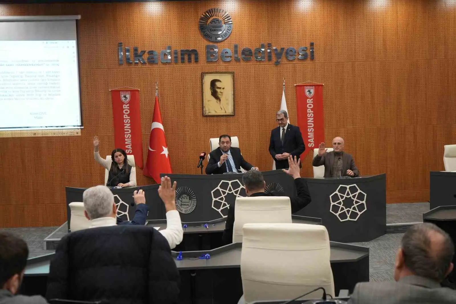 Samsun’un İlkadım Belediye Meclisi Mart ayı ilk oturumunda tüm partilerin