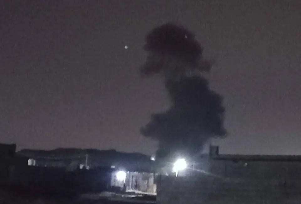 Irak’ın batısındaki Anbar vilayetinde bulunan İran yanlısı Haşdi Şabi’ye ait