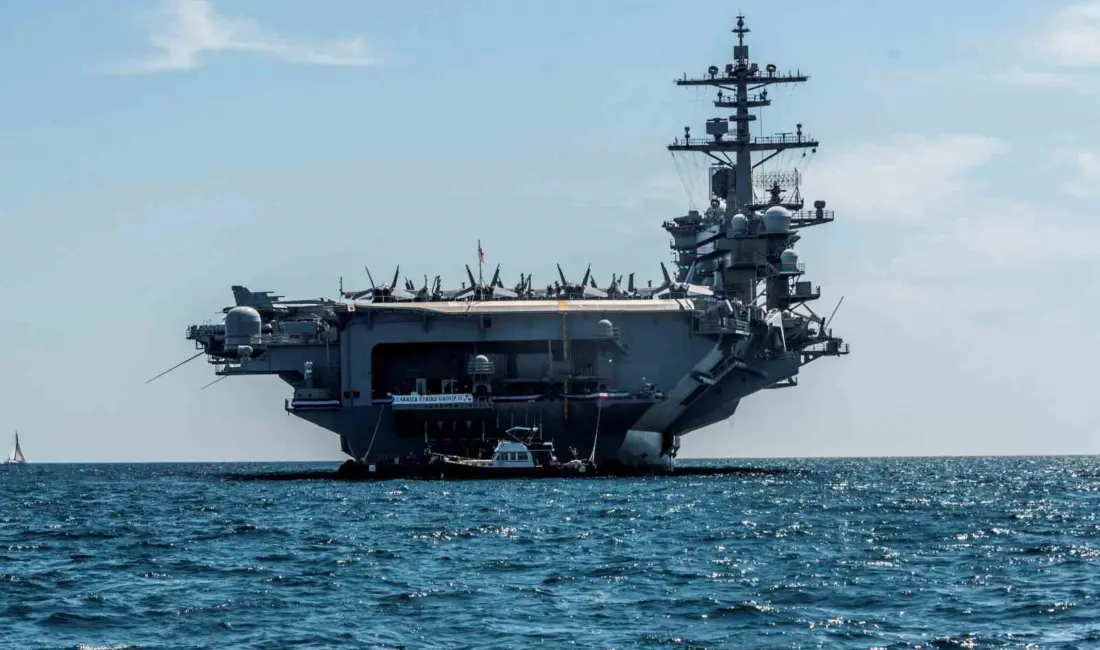 İran Devrim Muhafızları Ordusu, ABD’ye ait USS Abraham Lincoln uçak