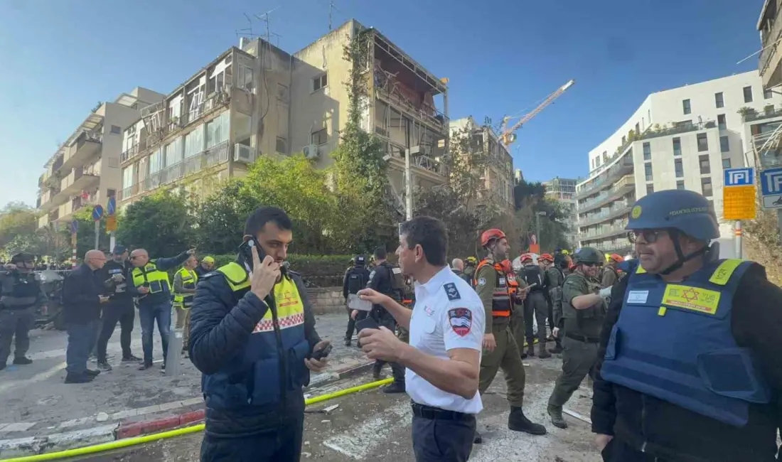 İran güçlerinin İsrail’in başkenti Tel Aviv’e düzenlediği saldırılarda 6 kişi