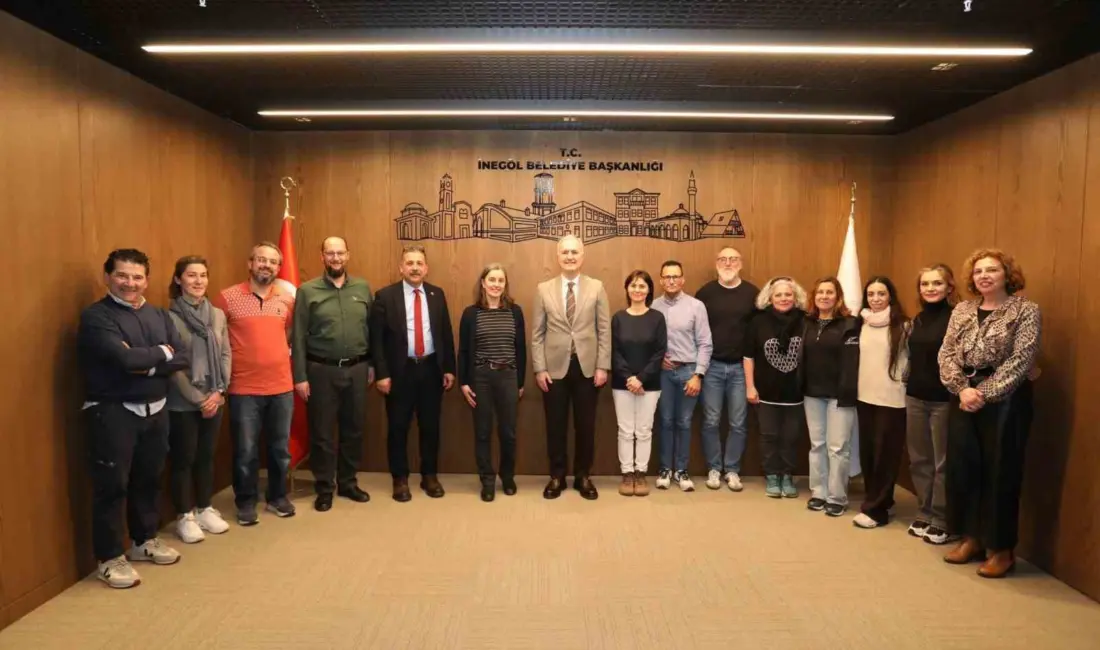 Erasmus projesi kapsamında İnegöl Halk Eğitim Merkezi’nin misafiri olarak İspanya’dan