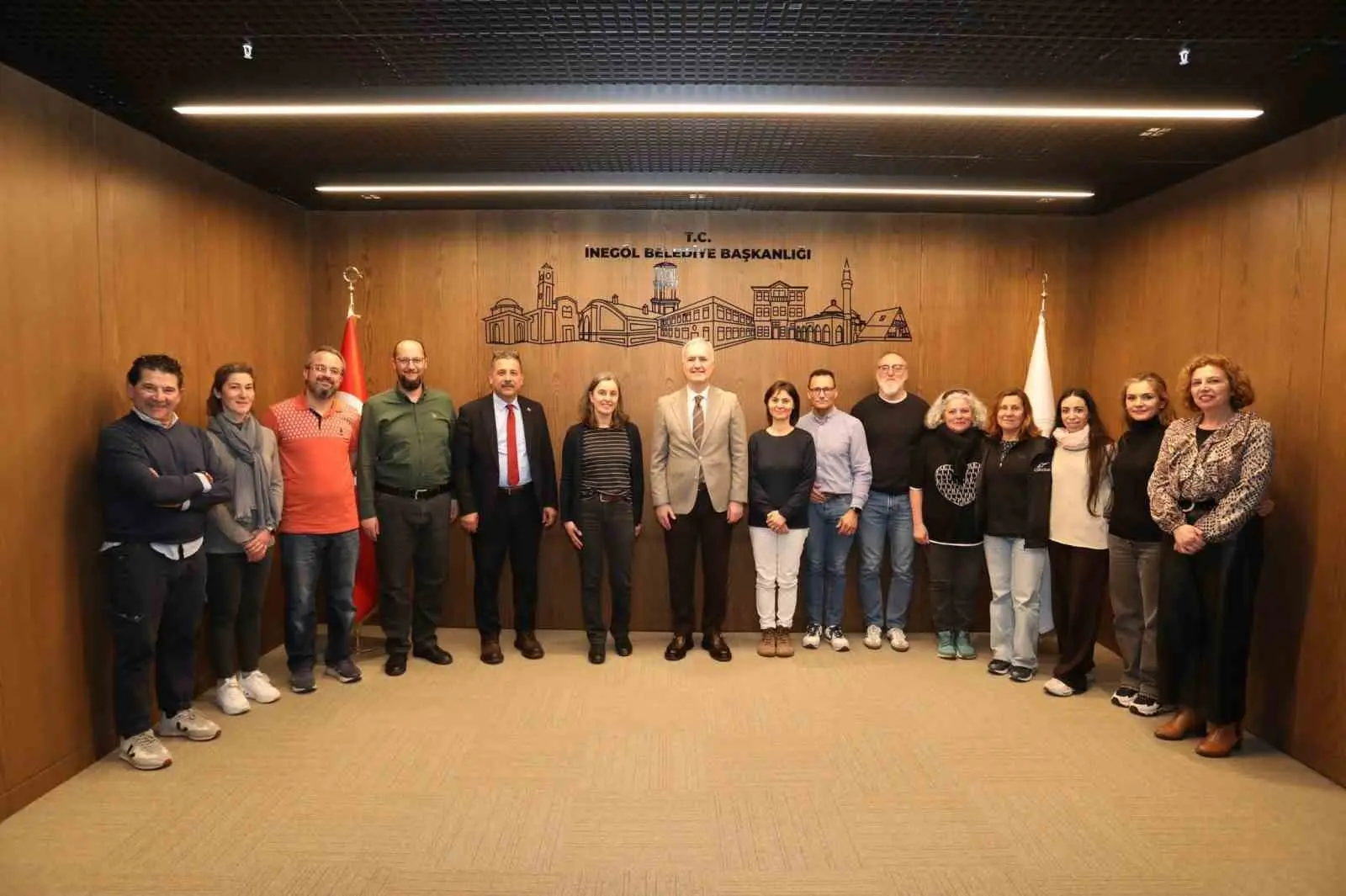 Erasmus projesi kapsamında İnegöl Halk Eğitim Merkezi’nin misafiri olarak İspanya’dan