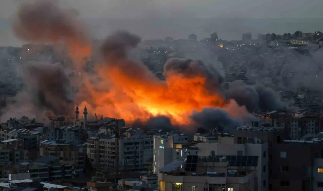 İsrail ordusu, Lübnan’ın başkenti Beyrut yakınlarındaki Dahiye bölgesine düzenlenen hava