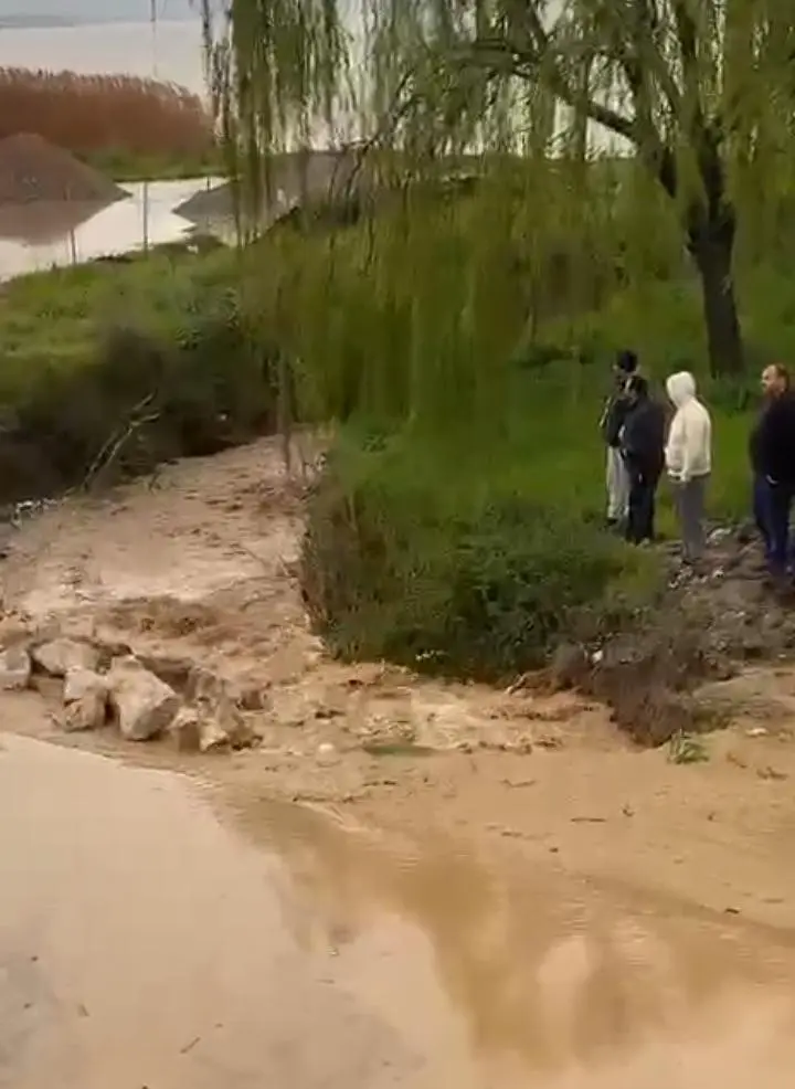 Bursa’nın İznik ilçesinde uzun süredir etkisini sürdüren kuraklığın ardından gelen