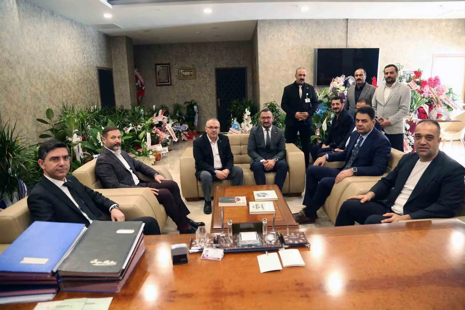 Milliyetçi Hareket Partisi (MHP) Erzurum İl Başkanı Adem Yurdagül ve