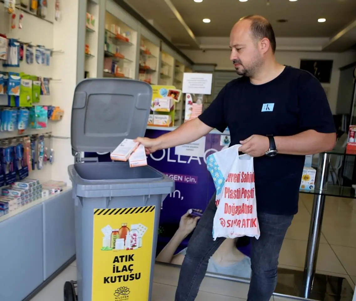 Bursa’nın Nilüfer ilçesinde 1995 yılından bu yana atık yönetimi ve
