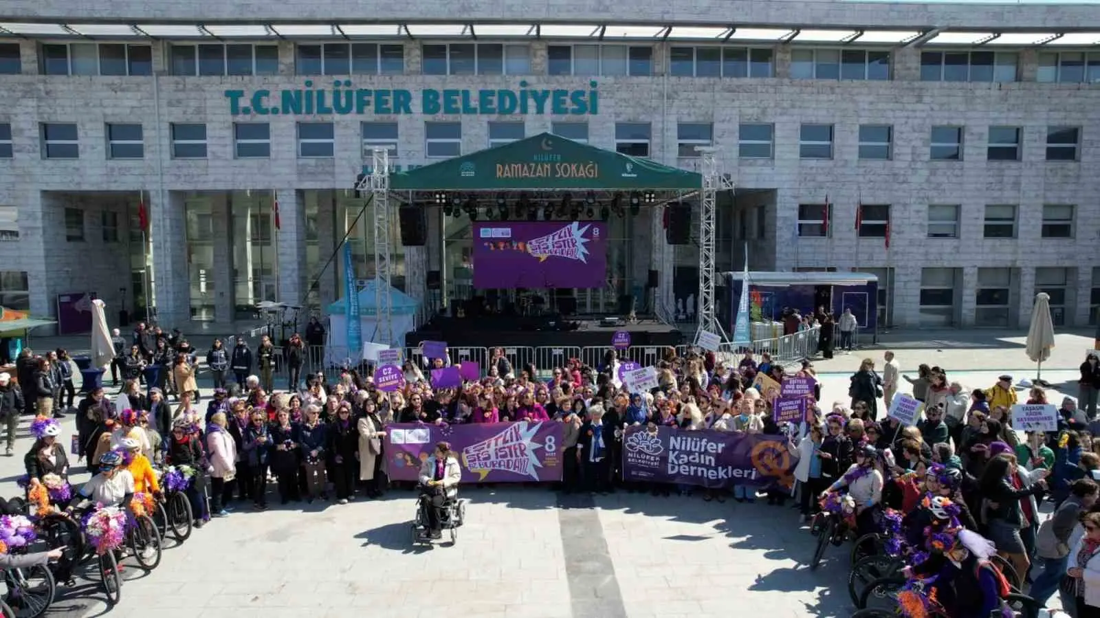 Nilüfer Belediyesi ve Nilüfer Kent Konseyi iş birliğiyle 8 Mart