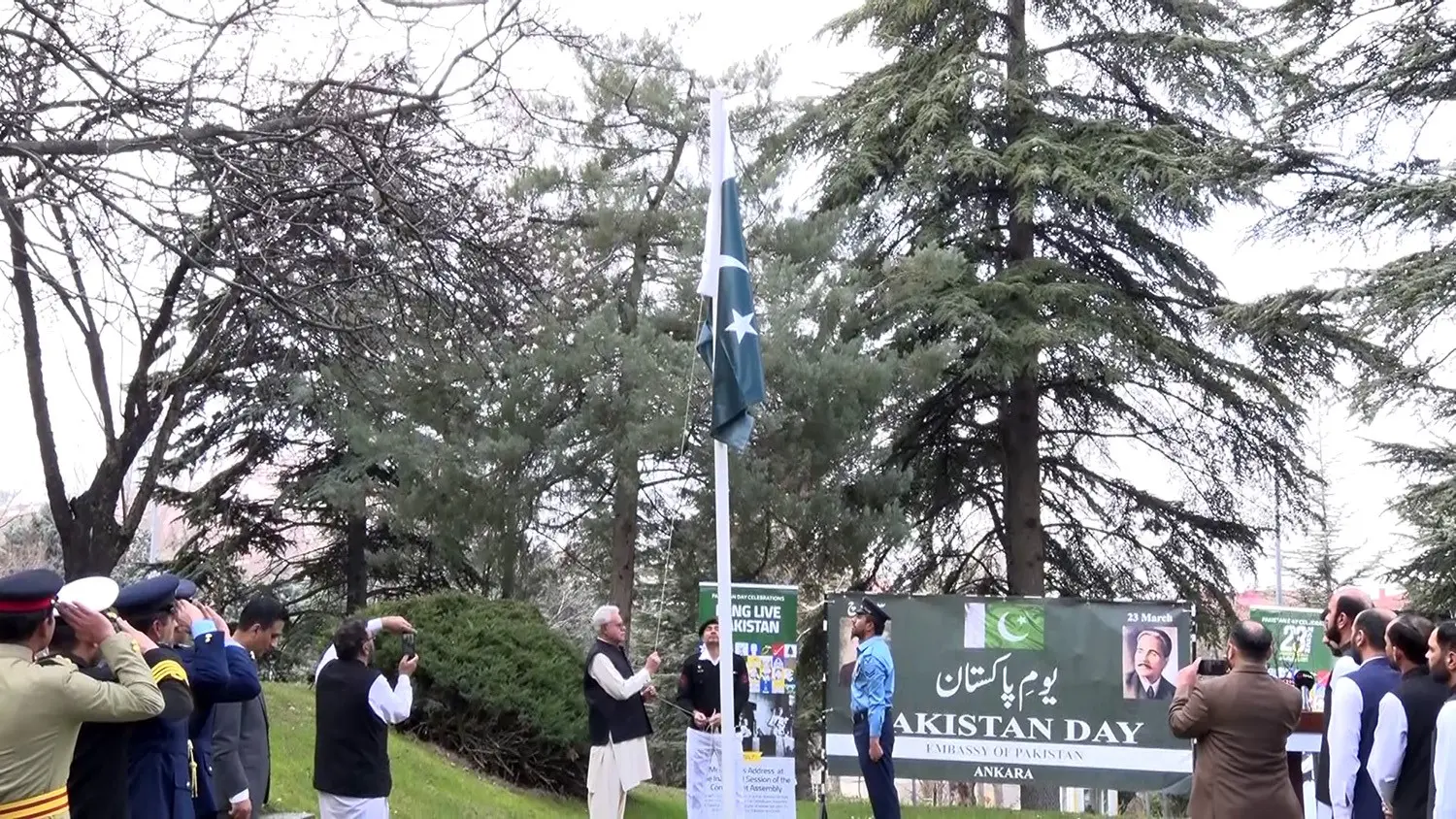Ankara’da Pakistan Büyükelçiliği tarafından 23 Mart Pakistan Milli Günü sebebiyle