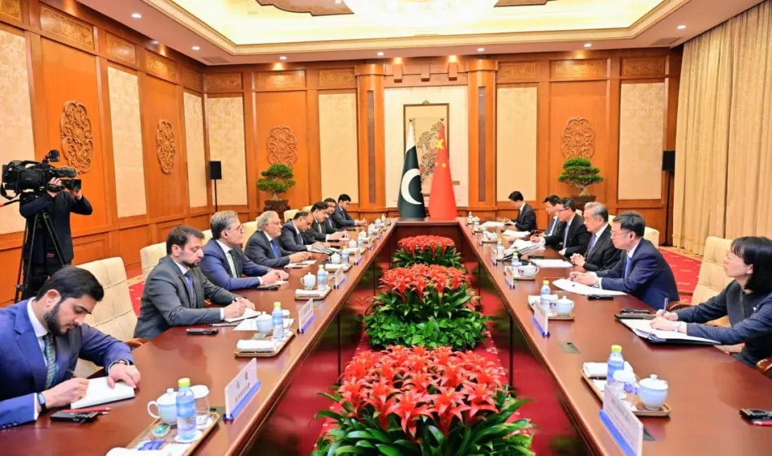 Pakistan ve Çin tarafından yapılan ortak açıklamada, Orta Doğu’da barış