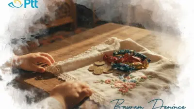 Ramazan Bayramı dolayısıyla PTT tarafından hazırlanan özel tebrik kartları vatandaşların