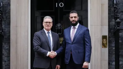 Suriye Devlet Başkanı Ahmed eş-Şara, İngiltere’ye gerçekleştirdiği ilk resmi ziayret