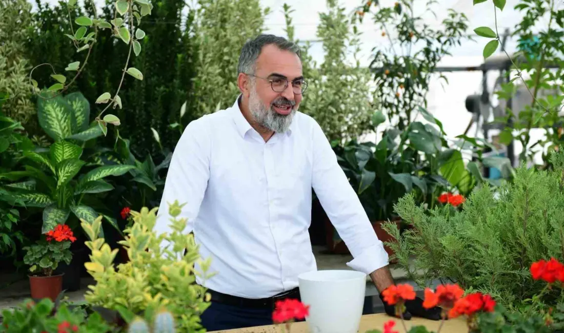 Kestel Belediyesi, ilçede faaliyet gösteren süs bitkileri üreticilerine yönelik destek