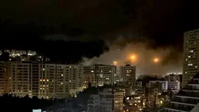 İran Kızılayı, ülkenin başkenti Tahran’ı hedef alan saldırıların birçok yerleşim