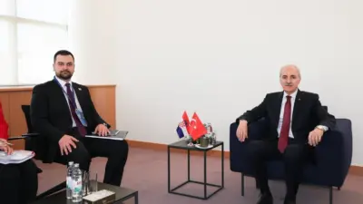 TBMM Başkanı Numan Kurtulmuş, Boşnak Ulusal Azınlık Konseyi Başkanı ve