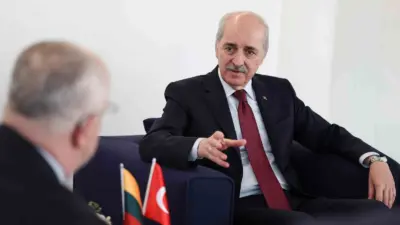 TBMM Başkanı Numan Kurtulmuş, Zagreb’de Litvanya Meclis Başkanı Juozas Olekas