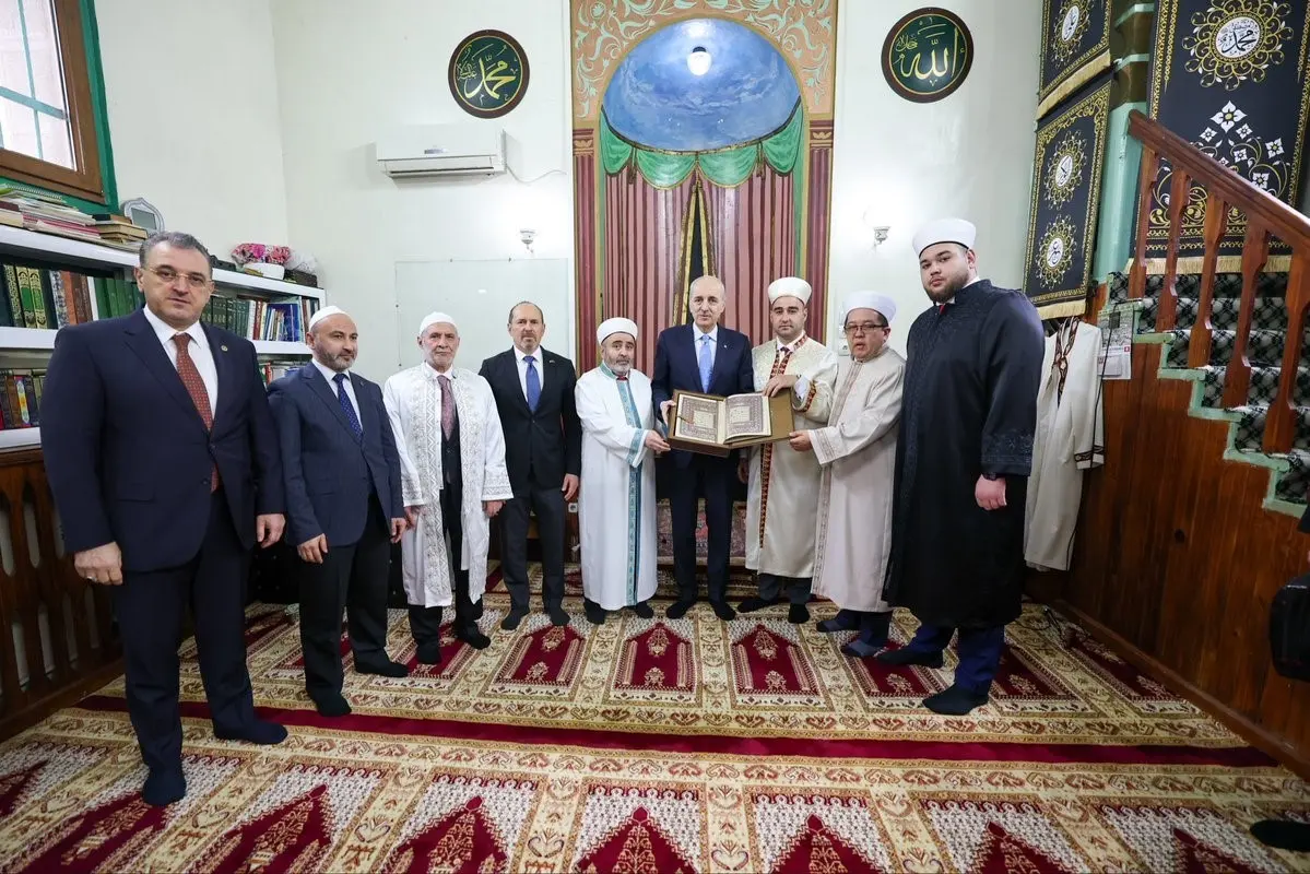 Türkiye Büyük Millet Meclisi (TBMM) Başkanı Numan Kurtulmuş, Bükteş’te Carol-Hunchiar