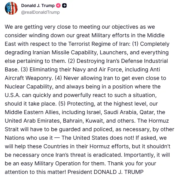 ABD Başkanı Donald Trump, İran’a yönelik askeri operasyonun kademeli olarak