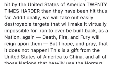 ABD Başkanı Donald Trump, “İran, Hürmüz Boğazı’ndaki petrol akışını durduracak