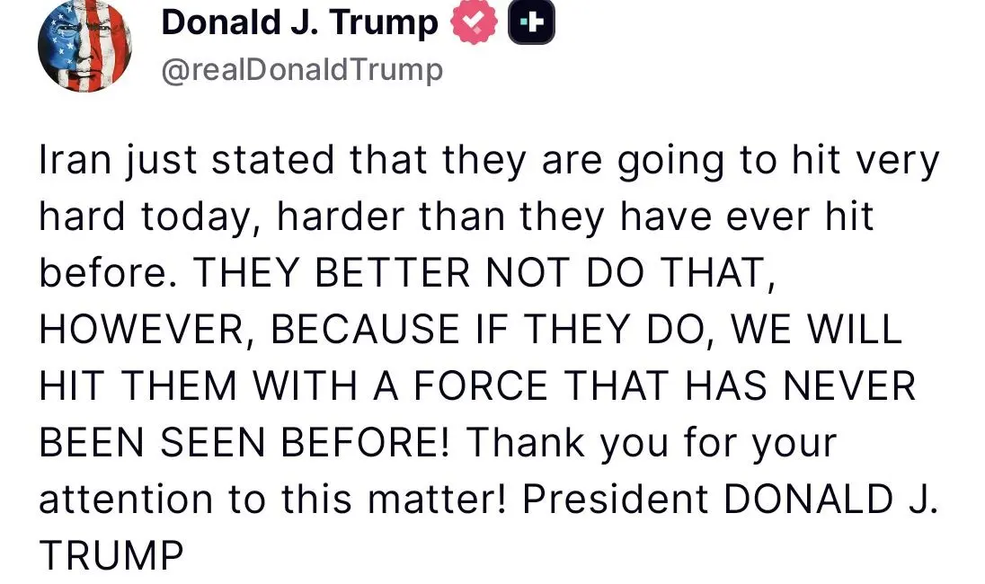 ABD Başkanı Donald Trump, İran’ın ABD’yi daha önce hiç yapmadığı