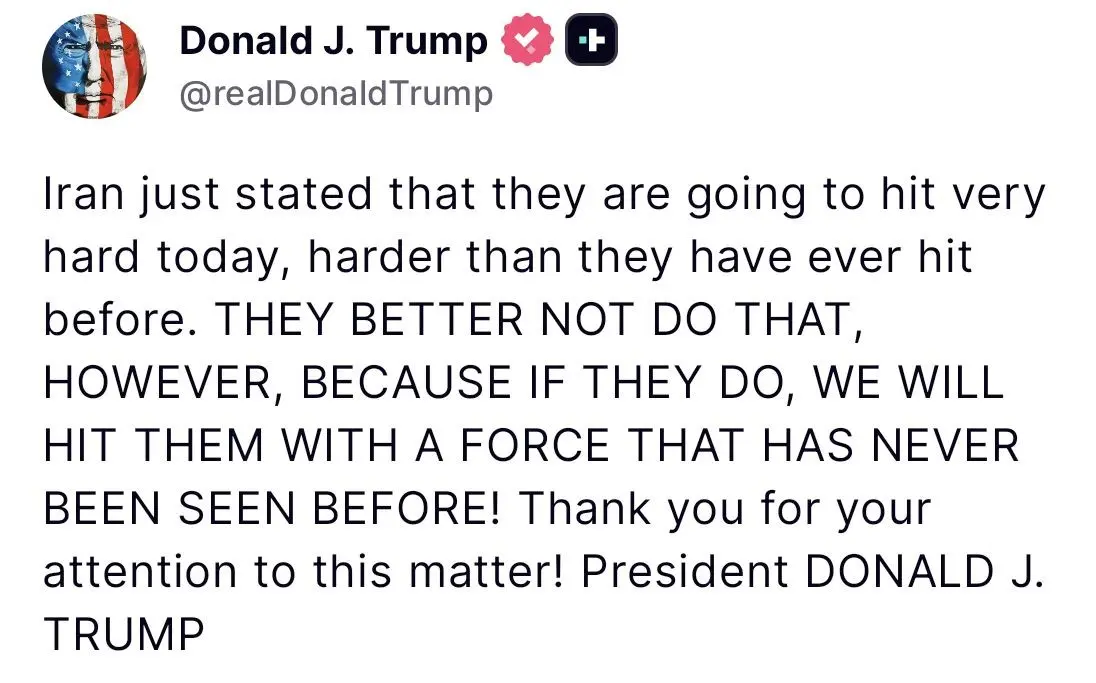 ABD Başkanı Donald Trump, İran’ın ABD’yi daha önce hiç yapmadığı