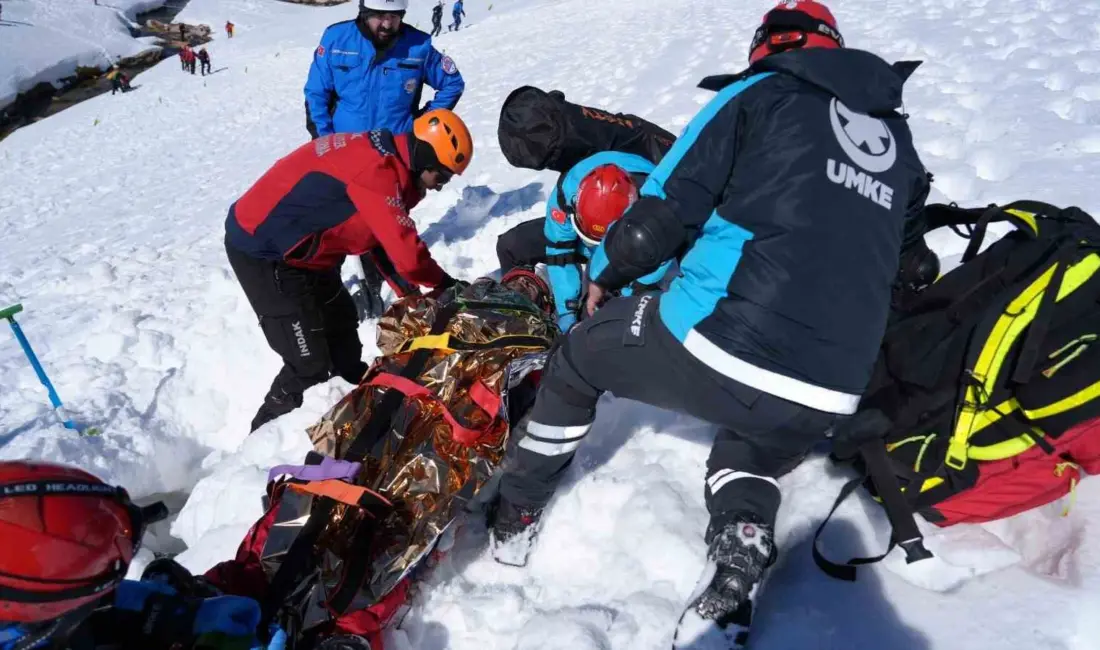 AFAD Bursa İl Müdürlüğü koordinasyonunda, Çığ Hazırlık ve Müdahale Ekibi