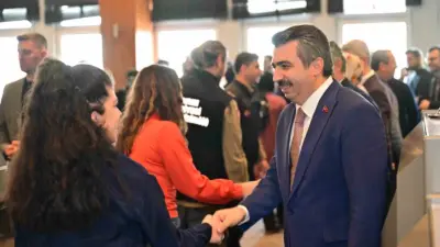 Yıldırım Belediye Başkanı Oktay Yılmaz, Ramazan Bayramı dolayısıyla, belediye çalışanlarıyla