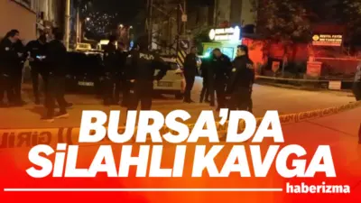 Bursa’da iki grup arasında çıkan silahlı kavgada 2 kişi bacağından