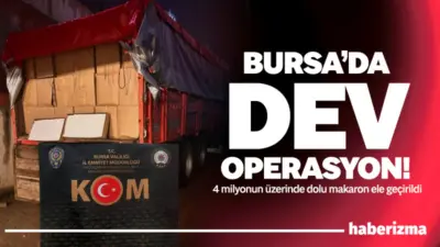 Bursa’da polis ekipleri tarafından düzenlenen operasyonda, bir araçta yapılan aramada