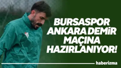 Kapalı gişe oynanacak kritik Ankara Demirspor maçı öncesi Bursaspor hazırlıklarını